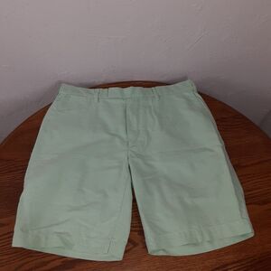 Polo Ralph Lauren Mens Chino Shorts Straight Fit 100% Cotton Lime Green Size 35